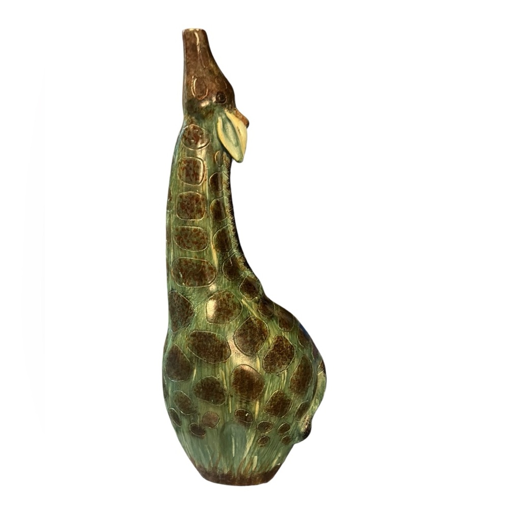 Vintage Giraffe Pottery Vase – Unique Mid-Century Modern Décor - Picture 10 of 10